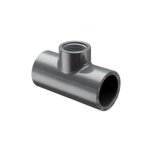 Sch 80 PVC Reducing Tee 2 in. x 1 in. Socket X FIPT