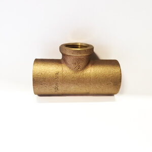Cast Bronze Combo Tee 1 in. x 1/2 in.