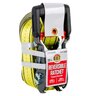 Ratchet Strap Yellow Webbing JJ-Hooks 20 ft. x 1-1/2 in. (5,000 lb. Break Strength 1,665 lb. Load Limit)