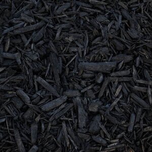 Color Enhanced Black Hardwood Mulch Bulk (Sold per cu. yd.)