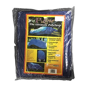 Tarp Heavy Duty Blue Plastic 8 x 10 ft.
