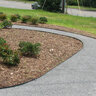 Border Concepts Border Line Steel Landscape Edging Brown 1/8 in. x 4 in. x 16 ft.