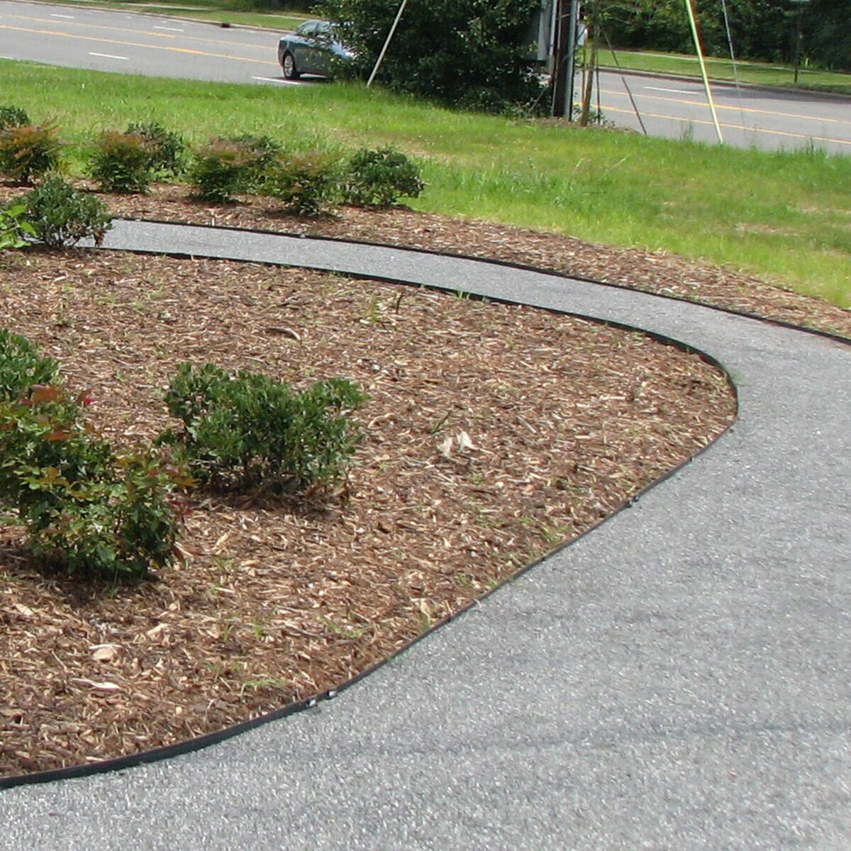 Border Concepts Border Line Steel Landscape Edging Brown 1/8 in. x 4 in ...
