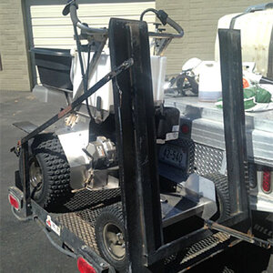 B&B Carrier LESCO 100/200 Series & Ferris/GL Rover/Pathfinder  w/ 2 in. Hitch
