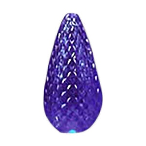 C9 LED Faceted Bulb Blue 120V E17 Nickel Base