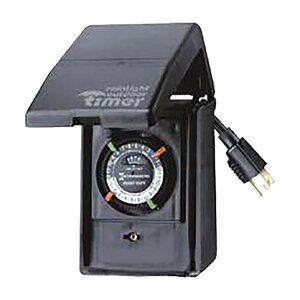 2 Outlet Outdoor Photocell Dusk to Dawn Timer