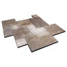 Dimensional Walnut Travertine Tumbled French Pattern 1 3/16 in. (176 sq. ft./pallet)