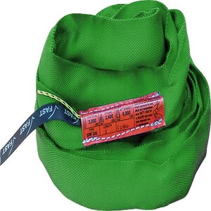 Green Round Poly Sling 6 ft.
