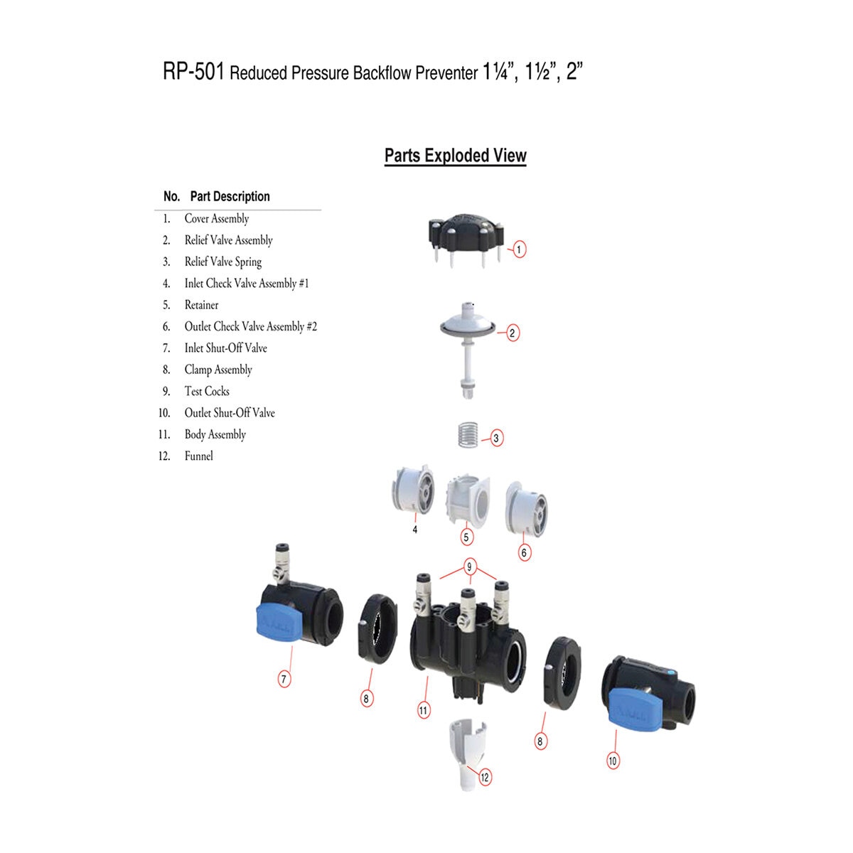 Aquestia 1 in. (RP-501) Nylon Composite Reduced Pressure Assembly ...