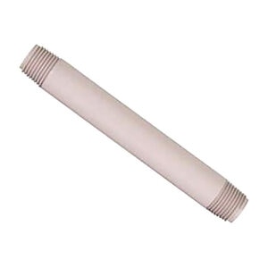 Spears UVC Tube Nipple Sch 80 PVC 3/4 in. x 6 in.