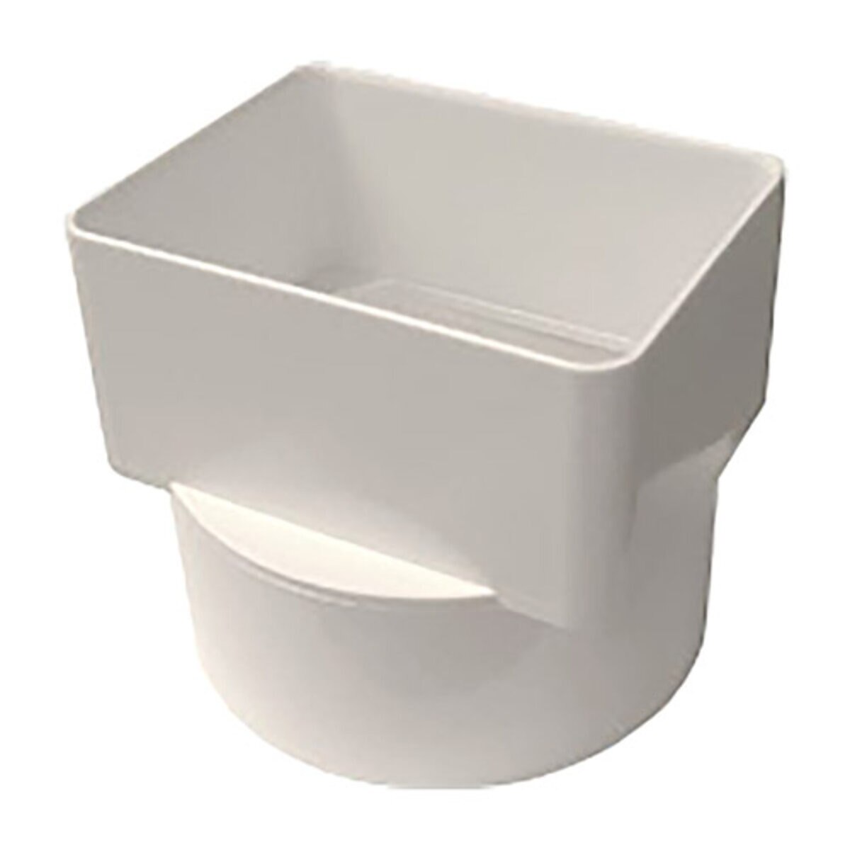 Rafferty Downspout Adapter PVC 2 in. x 3 in. x 4 in | SiteOne