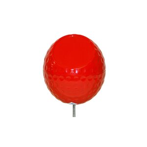 Standard Golf Personalized Dimple-T Marker Red