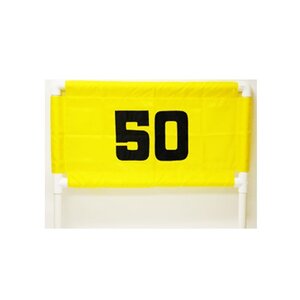 Horizontal Range Banner Yellow And Black 50 Yards STANDARD G