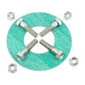 Nut Bolt & Gasket Kit 4 in. Stainless Steel Non-Asbestos