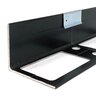 Permaloc BrickBlock Aluminum Paver Restraint AccuTrac Black Duraflex 0.075 in. x 1-3/4 in. x 8 ft.