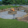 Outcropping Weathered Limestone Ledge