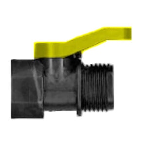 Irritec 3/4 in. Hose Shut Off Yellow FHT x MHT 12060017 3/4 in. Fht