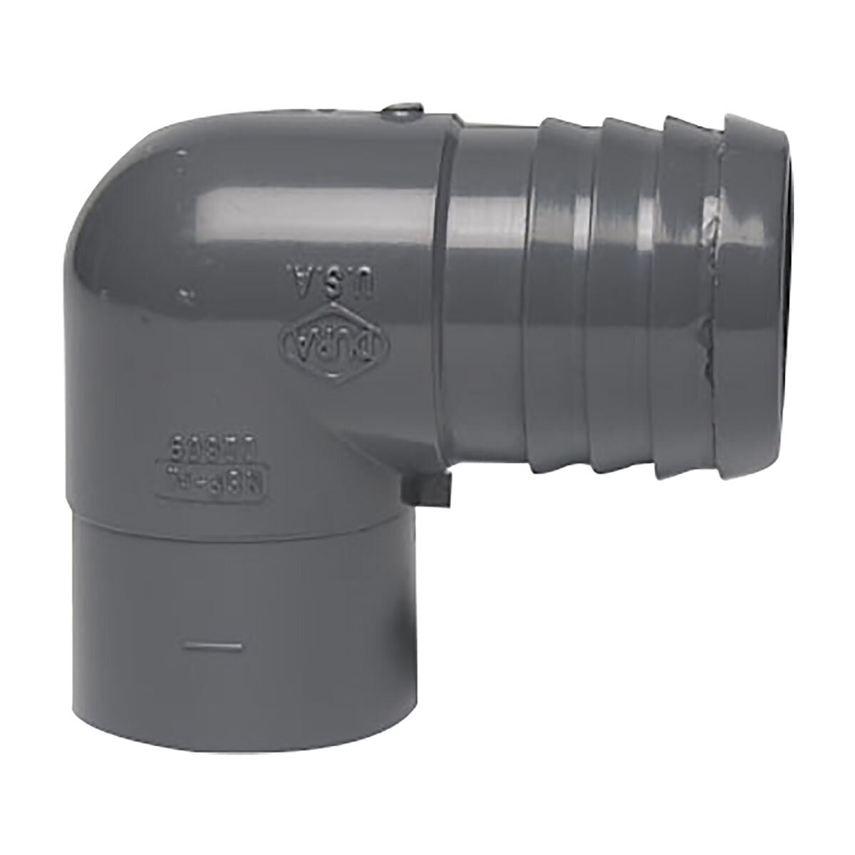 Combination Reducing 90 Degree Elbow 3/8 in. Insert x 1/2 in. Female ...