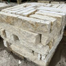 Building Stone Cream Limestone (4 in. Chopped) Sawn 6 in. Thick