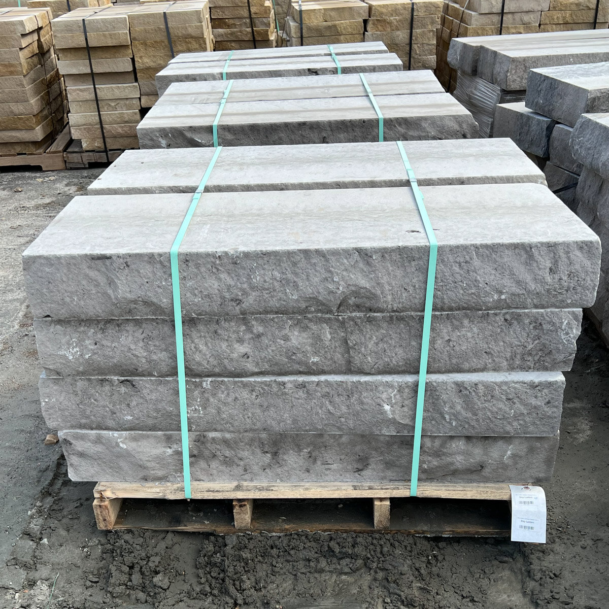 Step Lueders Limestone Charcoal 18 in. x 48 in | SiteOne US