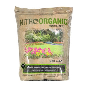 Farmers NitroOrganic Milorganite Fertilizer 4-3-0 36 lb.
