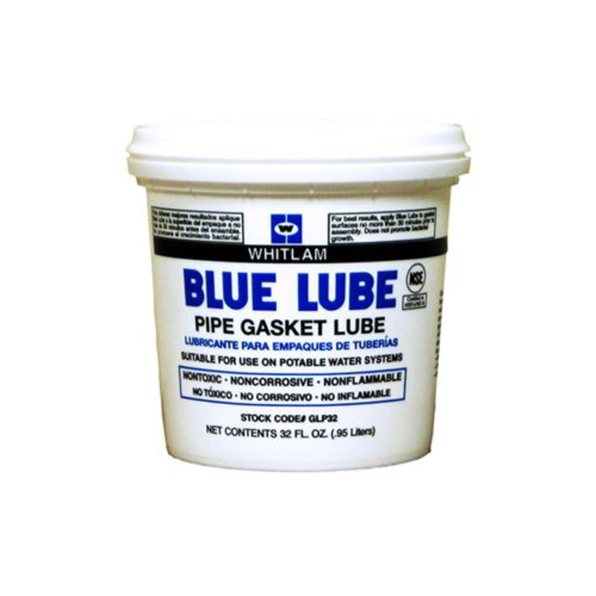 Quart Blue Lube Pipe Gasket Lube SiteOne