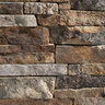 Sawn Thin Veneer Ashford Stony Point Fieldstone Dressed Ledge Corners (20 ln. ft./pallet)