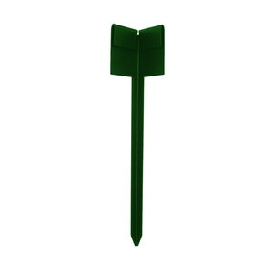 Border Concepts Universal Corner with Built-In Stake Green