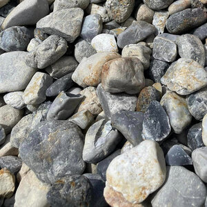 Bulk Alpine White Cobble 2 - 5 in.