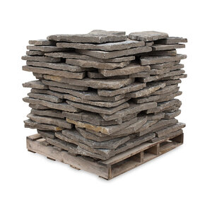 Flagstone Sycamore Blue Limestone Patio/Steppers 1 in.