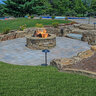 Outcropping Weathered Limestone Ledge