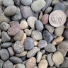 Bagged Mexican Beach Pebbles Mixed Color 3/8 - 5/8 in. (75 lb. Bag)