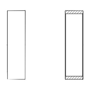 Rubber Coupler 1.5 in. x 2 in.