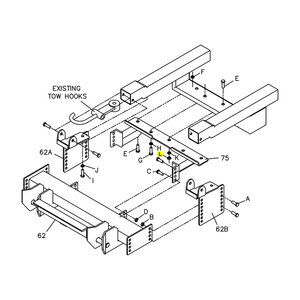 B-OEM Nut 5/8-11 Dot Dash