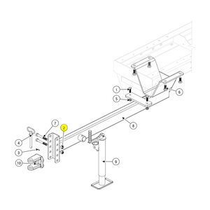 Nut5/8 -11 Nylox Zinc 5pk