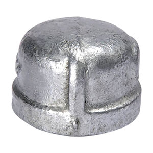 Galvanized Cap 1 in.