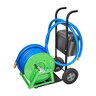 Hose Caddie Hand Truck 3/4 in. w/ Reel & 10 ft. Leader Hose