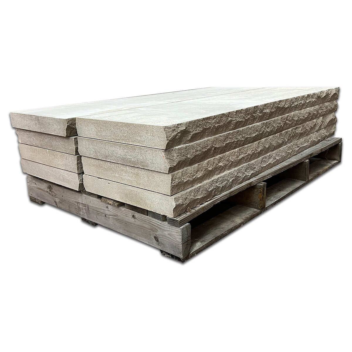 Tread Indiana Limestone Gray Rockface 1 Long 2 in. x 12 in. x 48 in ...
