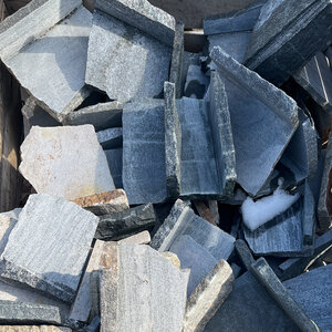 Sawn Thin Veneer Patriot Fieldstone Squares and Rectangle Corners