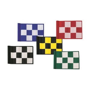 Flag, 7x10 Laser Cut, Checkered - SPECIFY: Colors, Insert, BT Color