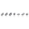 8416 Proto II Fence Cap Beveled Color 128 8 in. x 4 in. x 16 in. (144 pc./pallet)