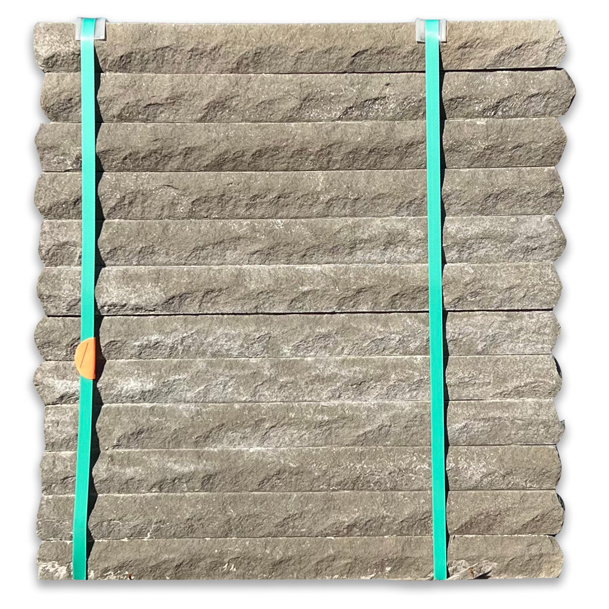 Cap Indiana Limestone Gray Rockface 4 Sides 2 in. x 24 in. x 24 in ...
