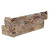 Ledger Panel Autumn Leaves Travertine Corner 6 in. x 18 in. (4 pc./box)