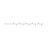 250 RGB PLC Capsule Pixels Single Line String AWG22 PVC Wire 4 in. Spacing Transparent Wire