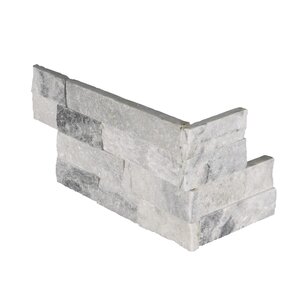 Ledger Panel Alaska Gray Corner 6 in. x 18 in.