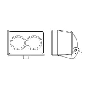 Rectangle Work Light