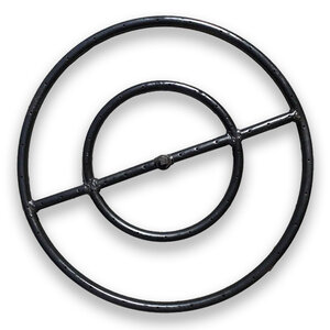 Wildcat Fire Ring Single Steel Black 18 in.