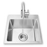 Bull 18 in. Premium Stainless Steel Dual Mount Sink (All in One Kit)