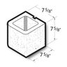 Block Lightweight 8 in. x 8 in. x 8 in. (120 pc./pallet)