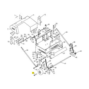 Pin, Rear Axle, With Clip, LA2600